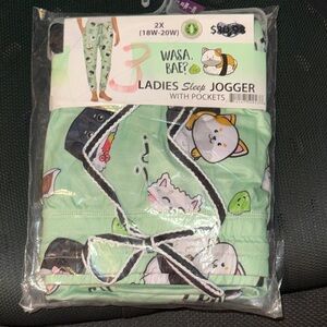 Women’s Ladies Sleep Joggers with pockets- Size 2x (18W-20W)